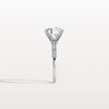 Liora Muse 3CT Round Solitaire Lab-grown Diamond Channel Set Engagement Ring in 10K Solid Gold