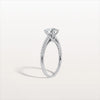 Liora Muse 1CT Lab Diamond Pave Hidden Halo Ring-Cathedral Ring in 10K Solid Gold