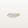 Liora Muse 1CT Lab Diamond Pave Hidden Halo Ring-Cathedral Ring in 10K Solid Gold