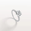 Liora Muse 2CT Lab Diamond Pave Hidden Halo Ring-Cathedral Ring in 10K Solid Gold