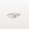 Liora Muse 1CT Lab-Grown Diamond Pear Engagement Ring in 10K Solid Gold