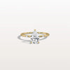 Liora Muse 1CT Lab-Grown Diamond Pear Engagement Ring in 10K Solid Gold