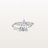 Liora Muse 2CT Lab-Grown Diamond Pear Engagement Ring in 10K Solid Gold