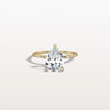 Liora Muse 2CT Lab-Grown Diamond Pear Engagement Ring in 10K Solid Gold