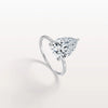 Liora Muse 3CT Lab-Grown Diamond Pear Engagement Ring in 10K Solid Gold