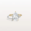 Liora Muse 3CT Lab-Grown Diamond Pear Engagement Ring in 10K Solid Gold