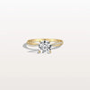 Liora Muse 1CT Twisted Engagement Ring with Round Lab Grown Diamond in 10K Solid Gold