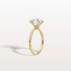 Liora Muse 2CT Twisted Engagement Ring with Round Lab Grown Diamond in 10K Solid Gold