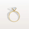 Liora Muse 2CT Twisted Engagement Ring with Round Lab Grown Diamond in 10K Solid Gold