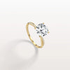 Liora Muse 2CT Twisted Engagement Ring with Round Lab Grown Diamond in 10K Solid Gold