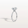 Liora Muse 3CT Twisted Engagement Ring with Round Lab Grown Diamond in 10K Solid Gold