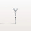 Liora Muse 3CT Twisted Engagement Ring with Round Lab Grown Diamond in 10K Solid Gold