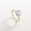 Liora Muse 3CT Twisted Engagement Ring with Round Lab Grown Diamond in 10K Solid Gold