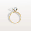 Liora Muse 3CT Twisted Engagement Ring with Round Lab Grown Diamond in 10K Solid Gold