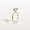 Liora Muse 3CT Twisted Engagement Ring with Round Lab Grown Diamond in 10K Solid Gold
