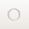 Liora Muse 0.16 Carat Twisted Pave Lab Grown Diamond Stackable Bridal Ring Band 9k Solid Gold