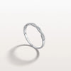 Liora Muse 0.16 Carat Twisted Pave Lab Grown Diamond Stackable Bridal Ring Band 9k Solid Gold