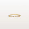 Liora Muse 0.11ct 10K Gold Stackable Pave Ring with Lab Diamonds-Viper Inspired