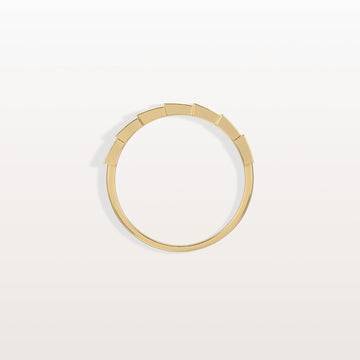 Liora Muse 0.11ct 10K Gold Stackable Pave Ring with Lab Diamonds-Viper Inspired