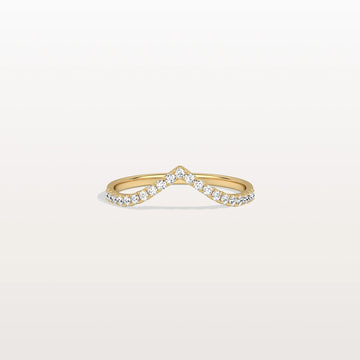 Liora Muse 0.21 Carat V-Shaped  Lab Diamonds Diamond Pavé Band