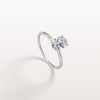 Liora Muse 1.00 Carat Oval Cut 4 Prong Lab Grown Diamond Hidden Halo Ring with Mini Side Stones 9k Gold