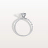 Liora Muse 1.00 Carat Oval Cut 4 Prong Lab Grown Diamond Hidden Halo Ring with Mini Side Stones 9k Gold