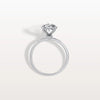 Liora Muse 3.00 Carat Oval Cut 4 Prong Lab Grown Diamond Hidden Halo Ring with Mini Side Stones 9k Gold