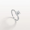 Liora Muse 1CT Oval Cut Lab Diamond Twisted Engagement Ring In 10K Solid Gold