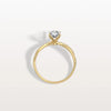 Liora Muse 1CT Oval Cut Lab Diamond Twisted Engagement Ring In 10K Solid Gold