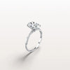 Liora Muse 2CT Oval Cut Lab Diamond Twisted Engagement Ring In 10K Solid Gold