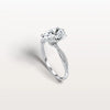 Liora Muse 2CT Oval Cut Lab Diamond Twisted Engagement Ring In 10K Solid Gold