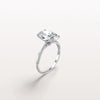 Liora Muse 3CT Oval Cut Lab Diamond Twisted Engagement Ring In 10K Solid Gold