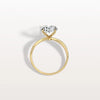Liora Muse 3CT Oval Cut Lab Diamond Twisted Engagement Ring In 10K Solid Gold