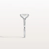 Liora Muse 2CT Emeral Cut Lab Diamond Twisted Engagement Ring In 10K Solid Gold