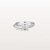 Liora Muse 1CT Asscher Cut Lab Diamond Twisted Engagement Ring In 10K Solid Gold