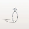 Liora Muse 1CT Asscher Cut Lab Diamond Twisted Engagement Ring In 10K Solid Gold