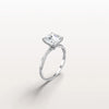 Liora Muse 2CT Asscher Cut Lab Diamond Twisted Engagement Ring In 10K Solid Gold