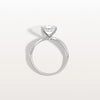 Liora Muse 2CT Asscher Cut Lab Diamond Twisted Engagement Ring In 10K Solid Gold