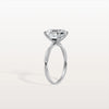 Liora Muse 3CT Asscher Cut Lab Diamond Twisted Engagement Ring In 10K Solid Gold