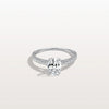 Liora Muse 1.00 Carat Oval Cut Lab Grown Diamond Hidden Halo Ring with Diamond Pavé band 10k Gold
