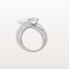 Liora Muse 2.00 Carat Oval Cut Lab Grown Diamond Hidden Halo Ring with Diamond Pavé band 9k Gold