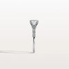 Hidden Halo Asscher Cut 1CT Lab Grown Diamond Pave Ring