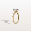 Hidden Halo Asscher Cut 2CT Lab Grown Diamond Pave Ring