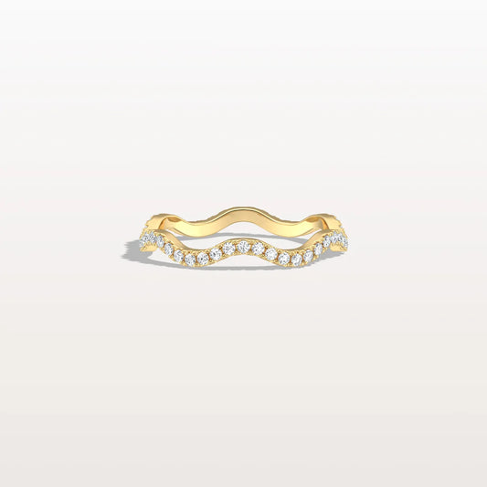 Liora Muse Twisted Pave Eternity Lab Grown Diamond Band