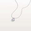 Liora Muse 0.5CT Lab Grown Diamond Teardrop Halo Necklace In 10K Solid Gold