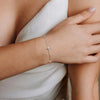Liora Muse Hexagon Bezel Lab Grown Diamond Bracelet in 9K Solid Gold