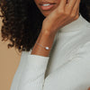 Liora Muse 1CT Emerald Cut Lab Grown Diamond Chain Bracelet