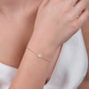 Liora Muse 1CT Emerald Cut Lab Grown Diamond Chain Bracelet