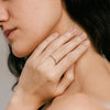 Liora Muse Lab Grown Diamond Dainty Stacking Ring in 9K Gold