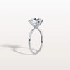 Liora Muse 3.00 Carat Round Cut 4 Prong Lab Grown Diamond Solitaire Ring 9K Gold
